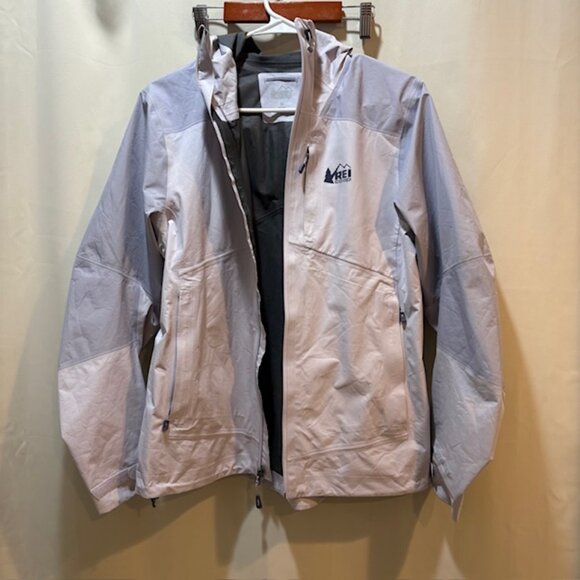 REI Co-op Women's Light Lavender Foldable Rain Coat, M - Picture 1 of 16